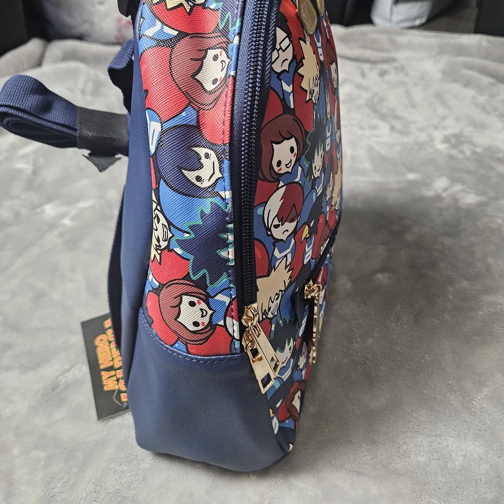 My Hero Academia Mini Backpack Anime Loungefly Style Faux Leather NWT